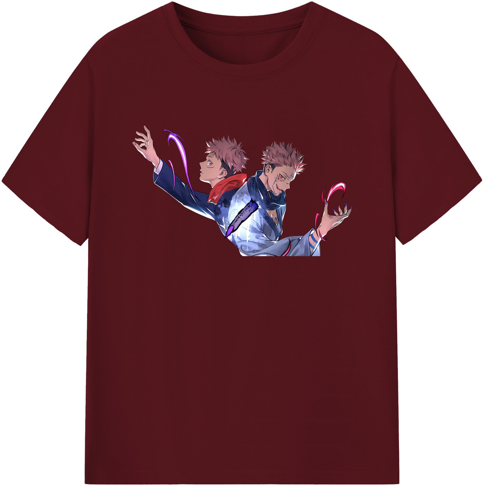 （画像用） 呪術廻戦 Jujutsu Kaisen 綿100％半袖Tシャツ（フロントプリント）